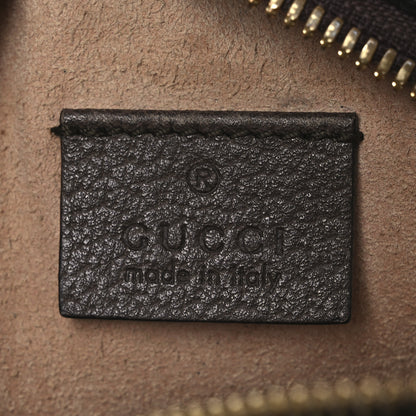 Gucci GG Supreme Monogram Web Mini Ophidia Round Shoulder Bag Brown 6 of 12