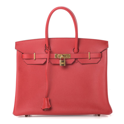 Hermes Epsom Birkin 35 Rouge Casaque 1 of 12