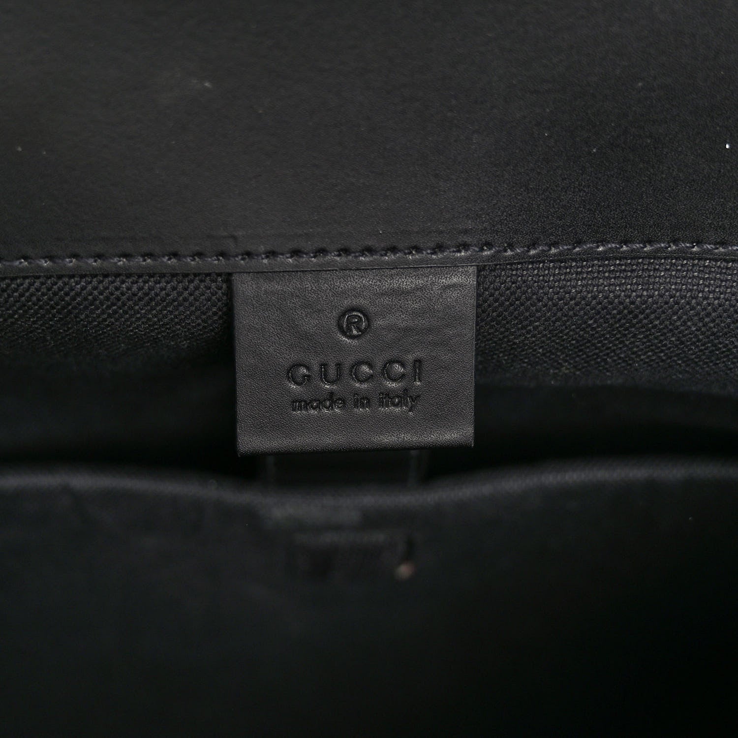 Gucci Soft GG Supreme Monogram Calfskin Web Double Buckle Backpack Black 7 of 12