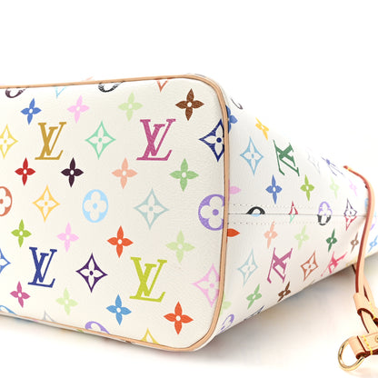Louis Vuitton LV X TM Monogram Multicolor Neverfull MM White 10 of 10