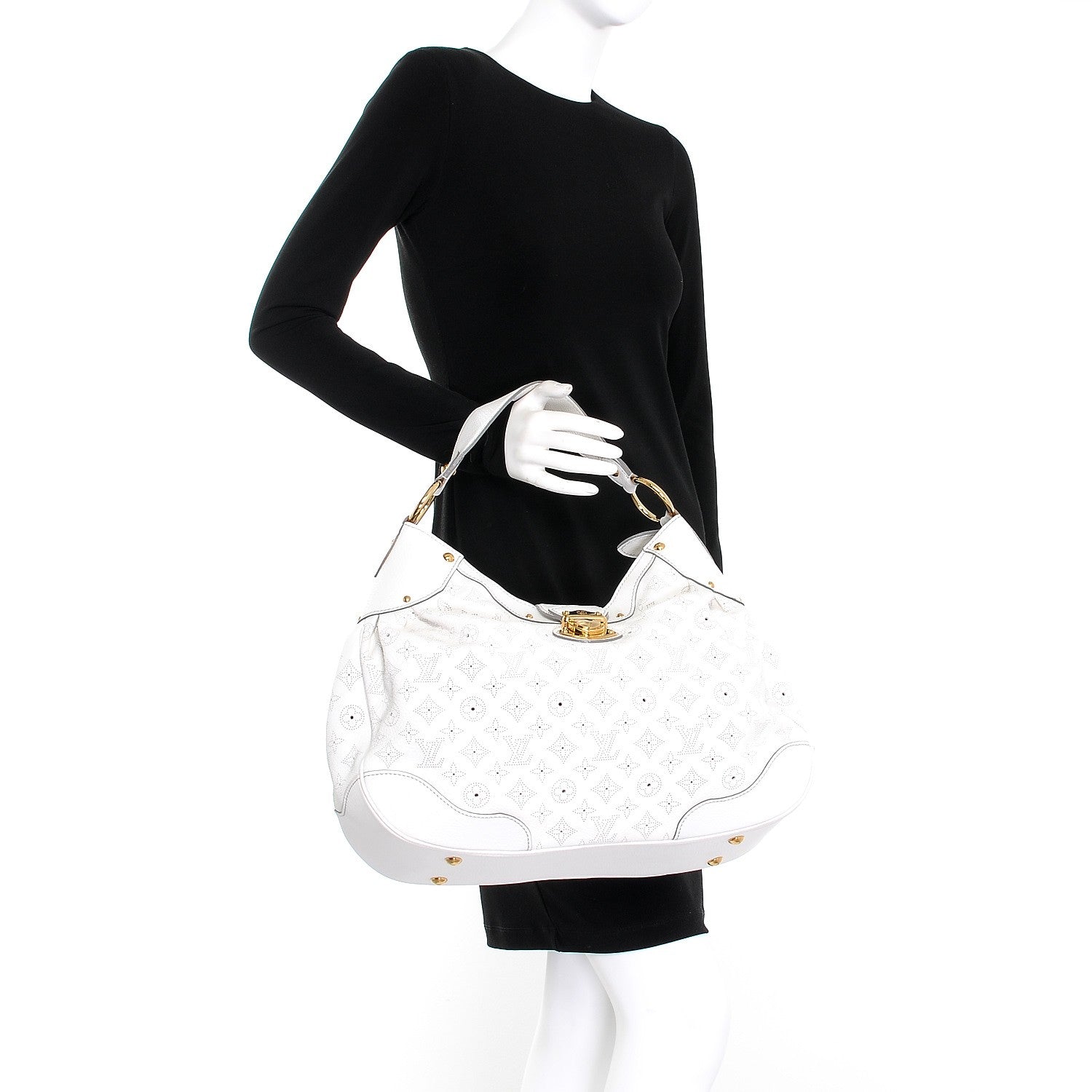 Louis Vuitton Mahina Solar GM White 2 of 7