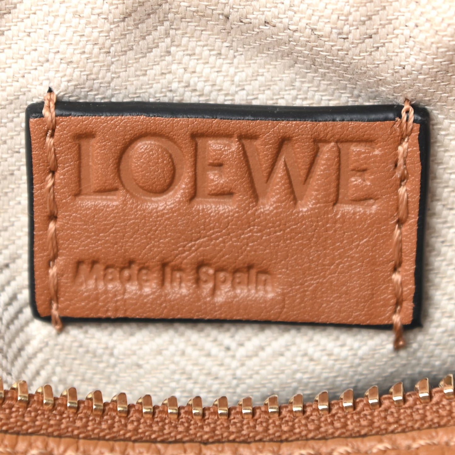 Calfskin Small Puzzle Bag Tan