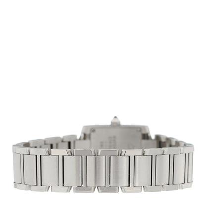 Cartier Stainless Steel 20mm Tank Francaise Quartz Watch 3 of 5