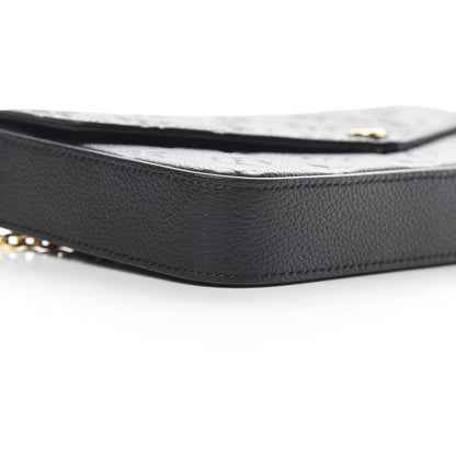 Louis Vuitton Empreinte Pochette Felicie Chain Wallet Black 9 of 11