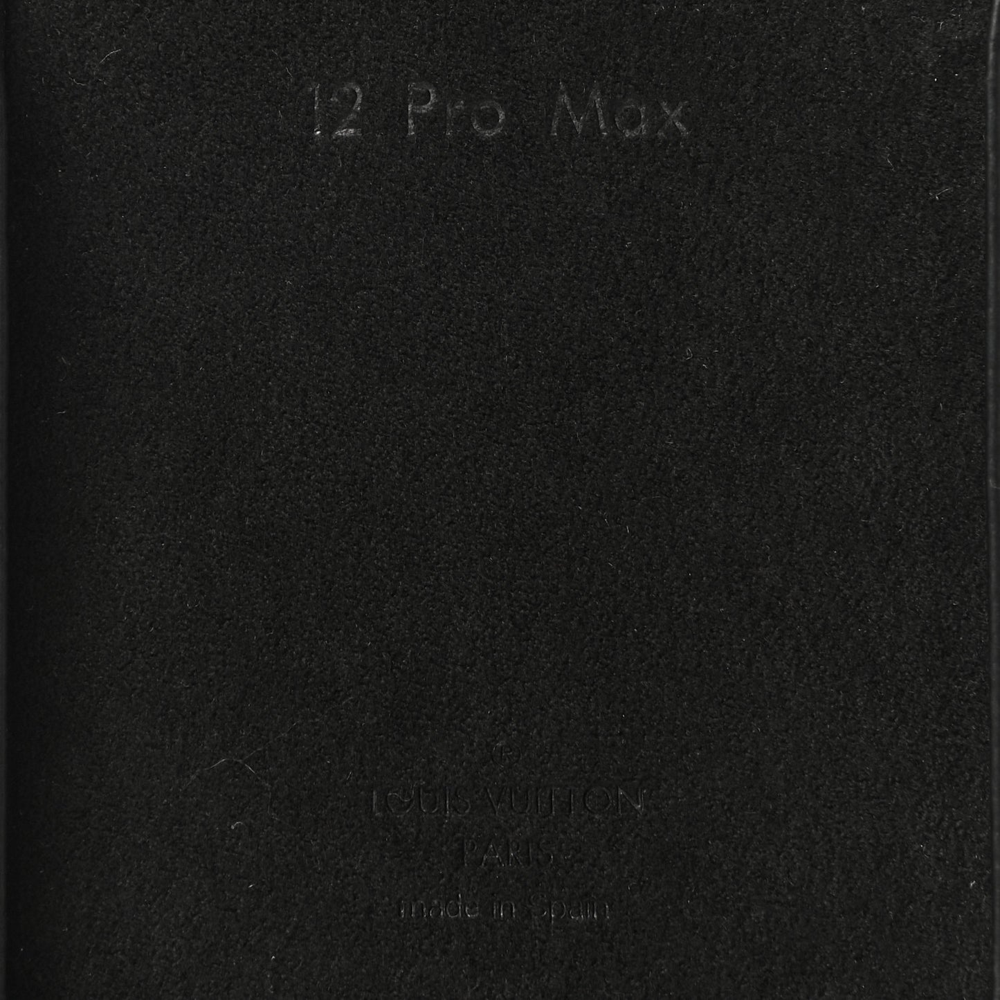 Monogram iPhone 12 Pro Max Bumper Black