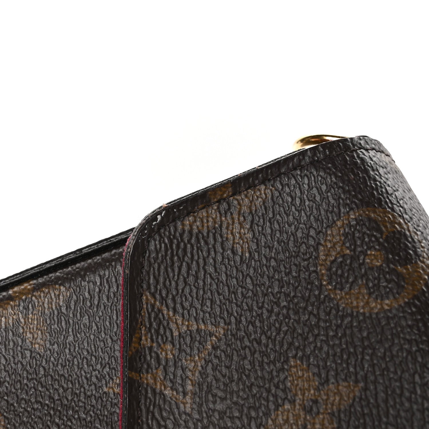 Louis Vuitton Monogram Pochette Felicie Chain Wallet Fuchsia 13 of 14