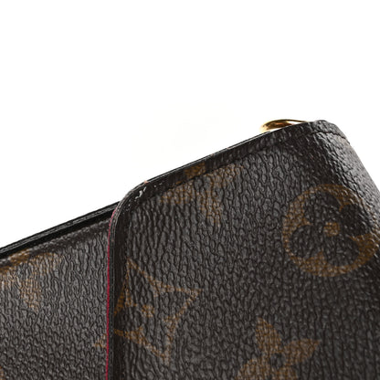Louis Vuitton Monogram Pochette Felicie Chain Wallet Fuchsia 13 of 14