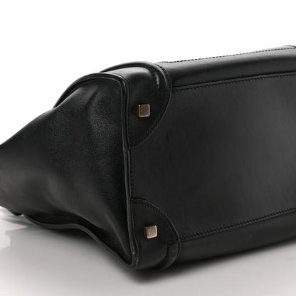 Celine Smooth Calfskin Mini Luggage Black 7 of 9