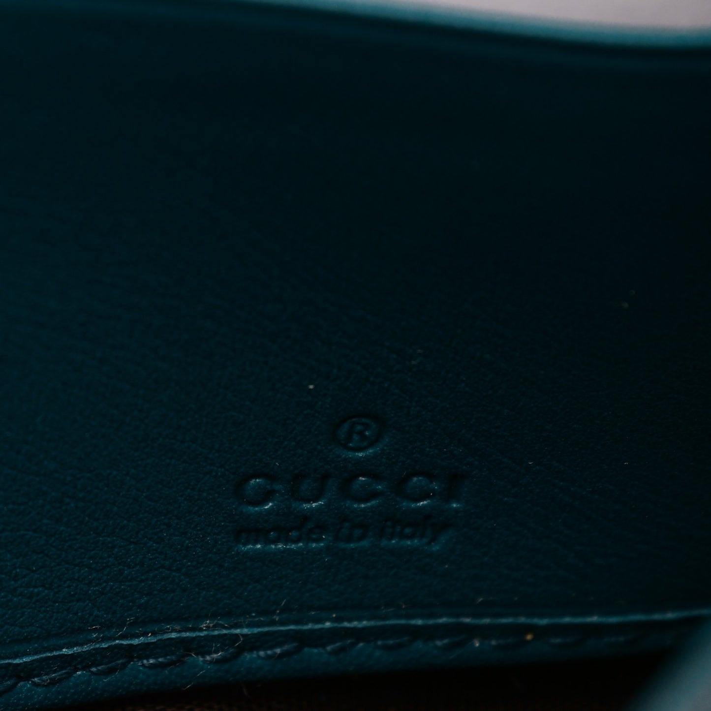Shade Lux Calfskin Icon Continental Wallet Dusty Avio
