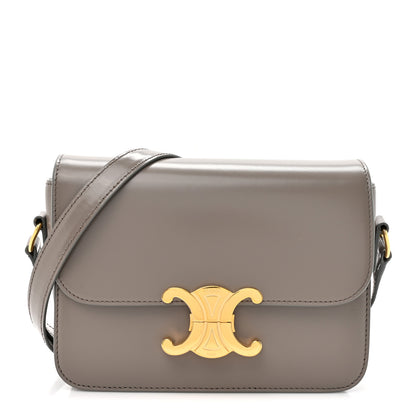 Celine Shiny Calfskin Teen Triomphe Pebble 1 of 12