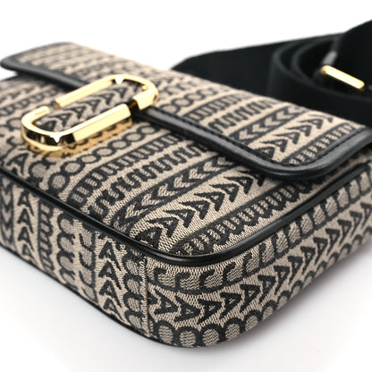 Marc Jacobs Cotton Jacquard The Monogram J Marc Shoulder Bag Beige Multi 9 of 9