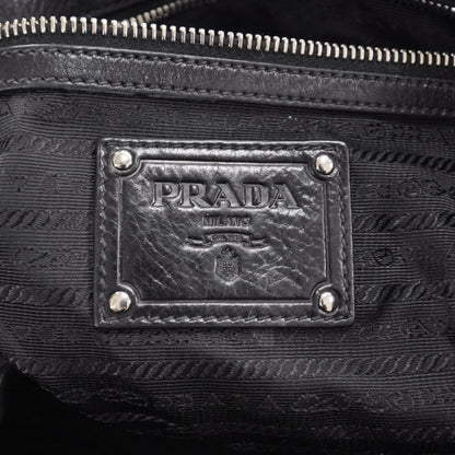 Prada Leather Satchel Nero Black 7 of 9