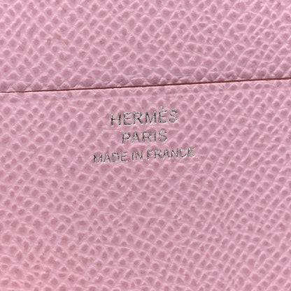 Hermes Epsom Tri-Fold Compact Bearn Wallet Mauve Sylvester 6 of 7
