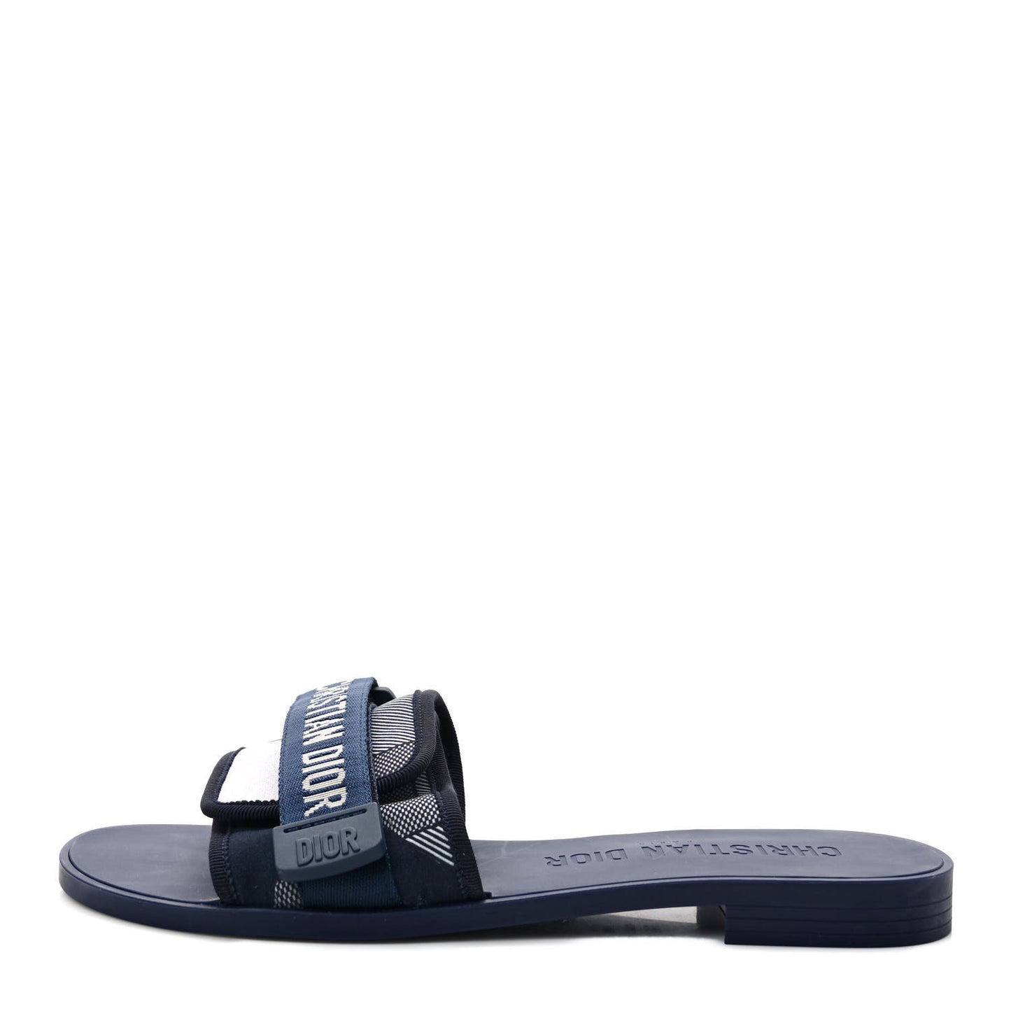 Technical Stretch Fabric Camouflage Dio(r)evolution Slide Sandals 39 Deep Blue
