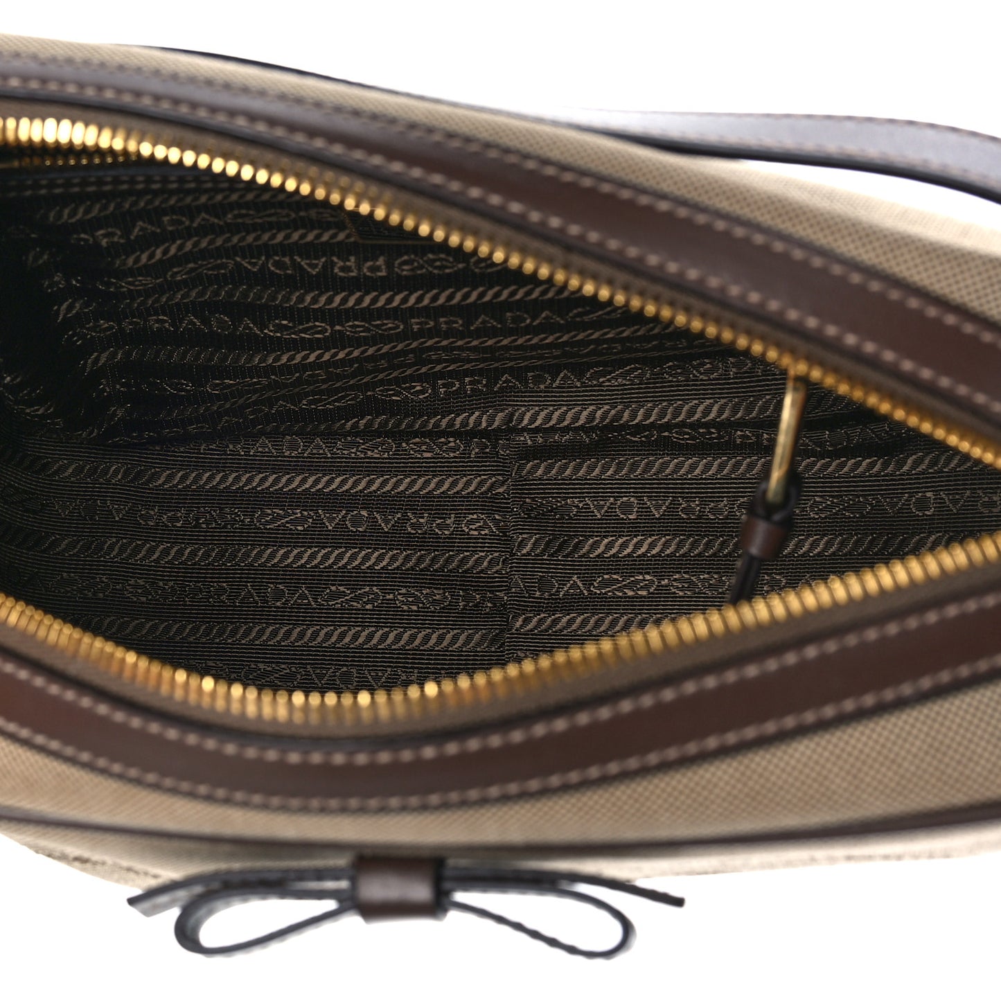 Jacquard Logo Camera Bag Corda Bruciato