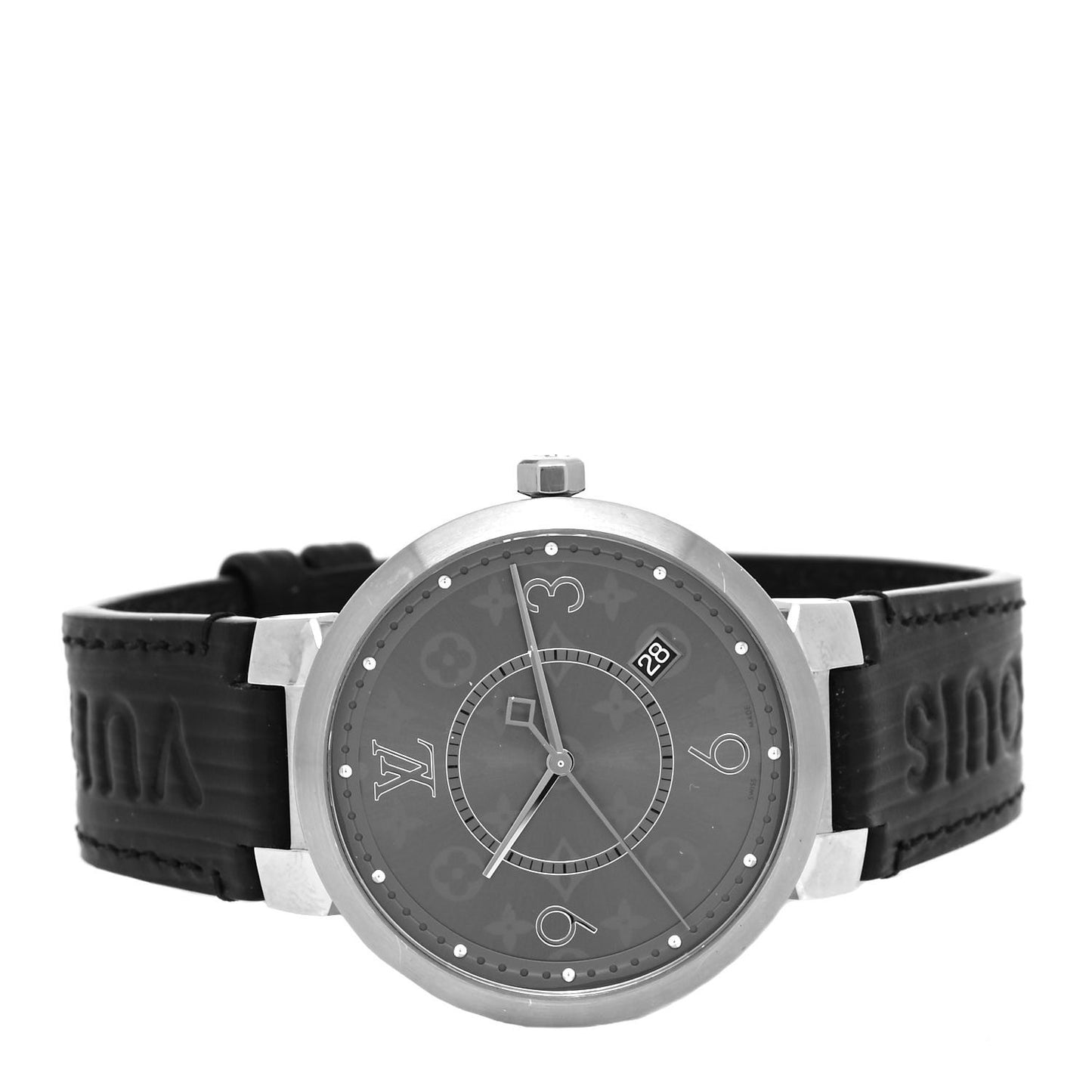 Stainless Steel Epi 39mm Tambour Quartz Watch