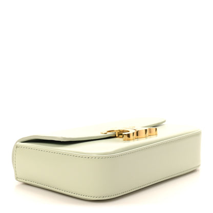 Celine Shiny Calfskin Triomphe Chain Shoulder Bag Jade 4 of 9