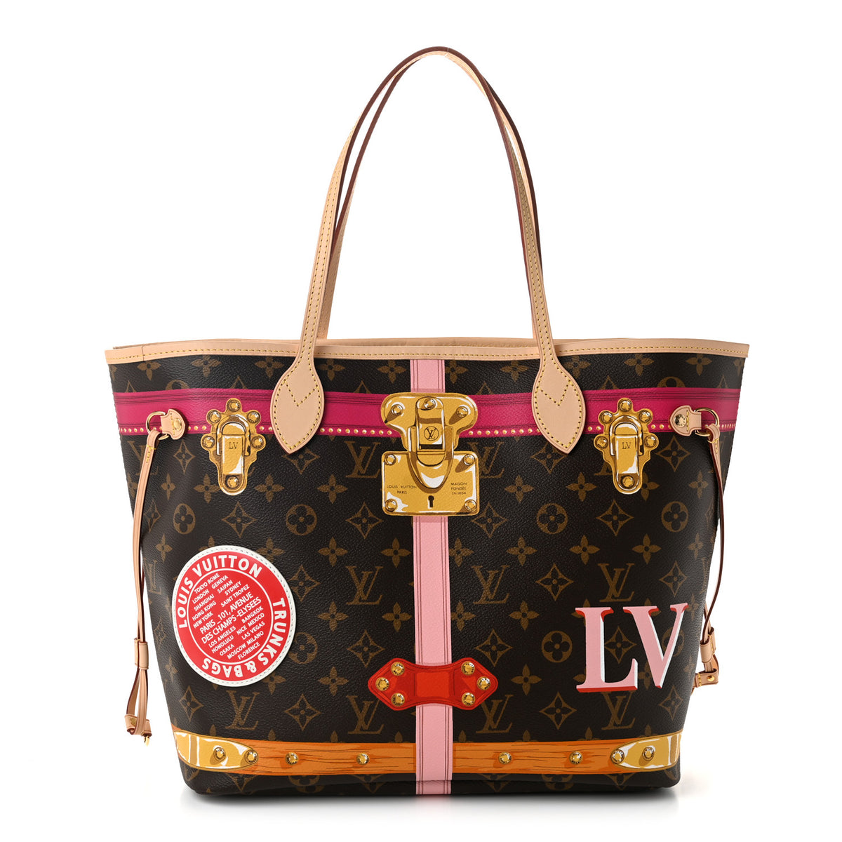Louis Vuitton Monogram Summer Trunks Neo Neverfull MM 1 of 12