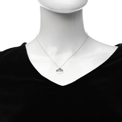 Tiffany Sterling Silver Cross Cutout Pendant Necklace 2 of 5