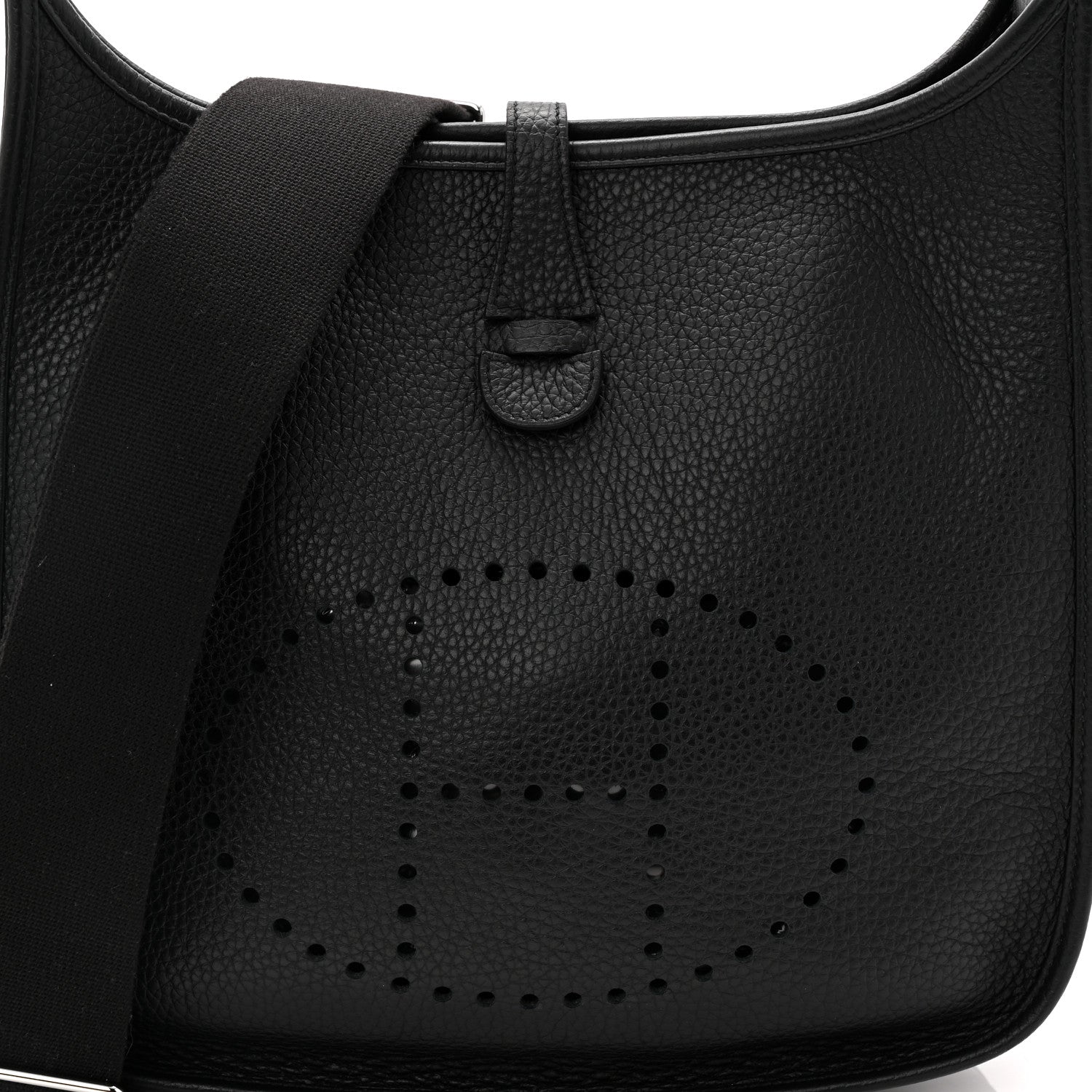 Hermes Taurillon Clemence Evelyne III PM Black 8 of 10
