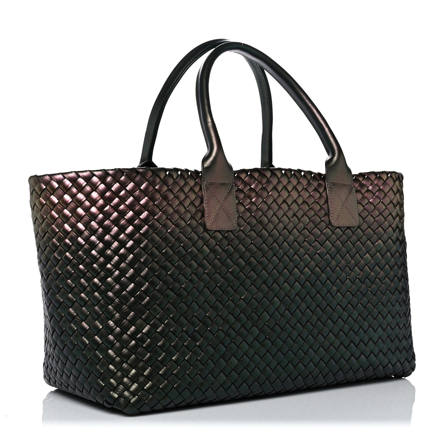 Iridescent Scarabee Intrecciato Medium Cabat