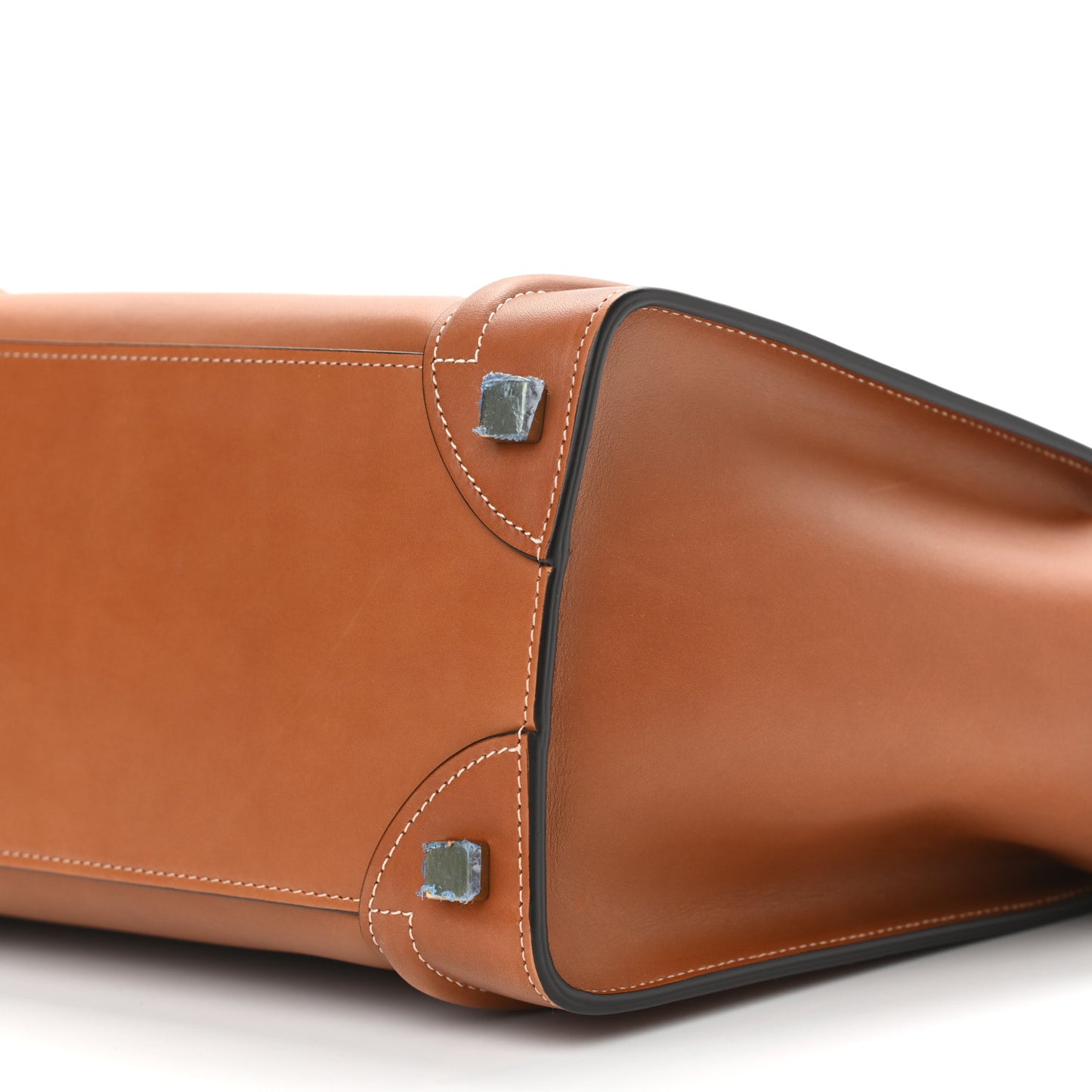 Natural Calfskin Micro Luggage Tan
