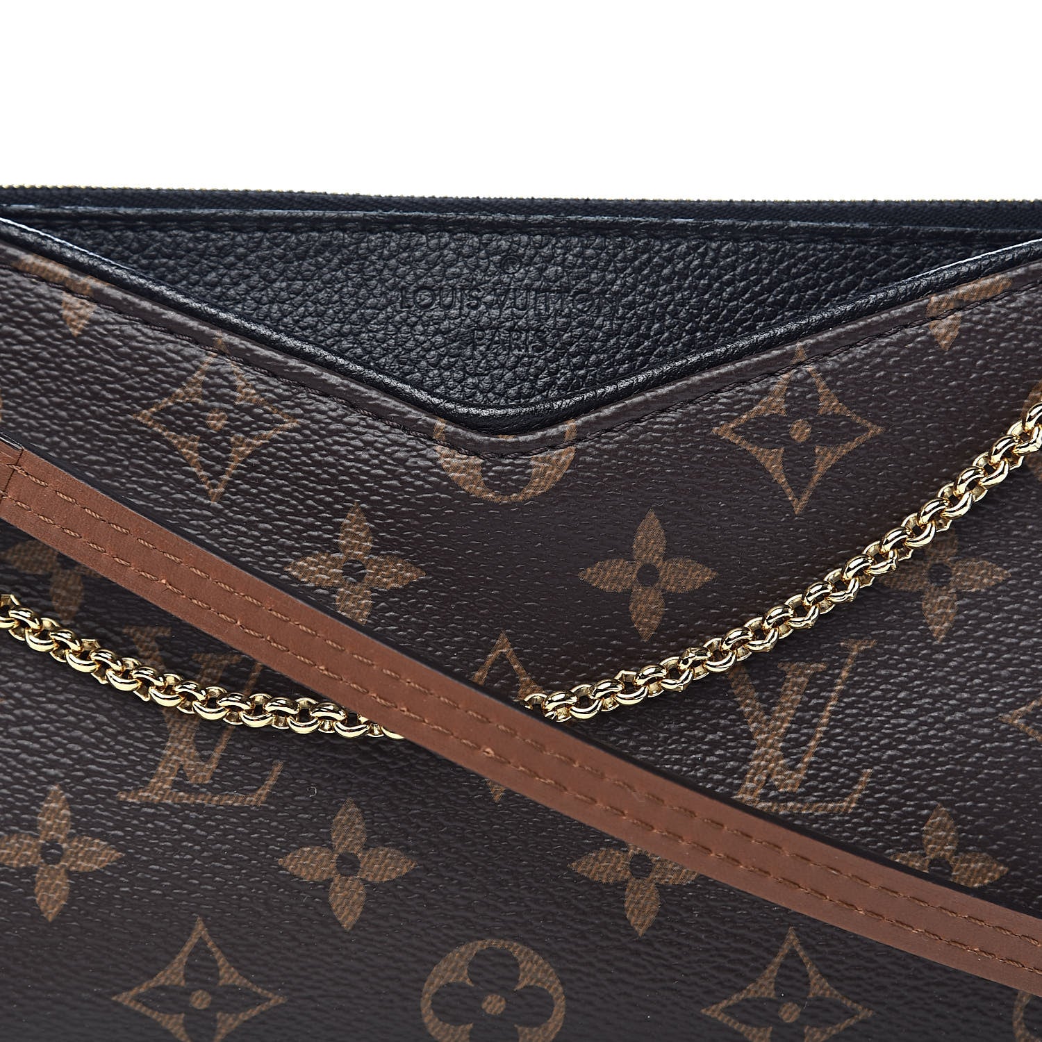 Louis Vuitton Monogram Pallas Clutch Black 11 of 11