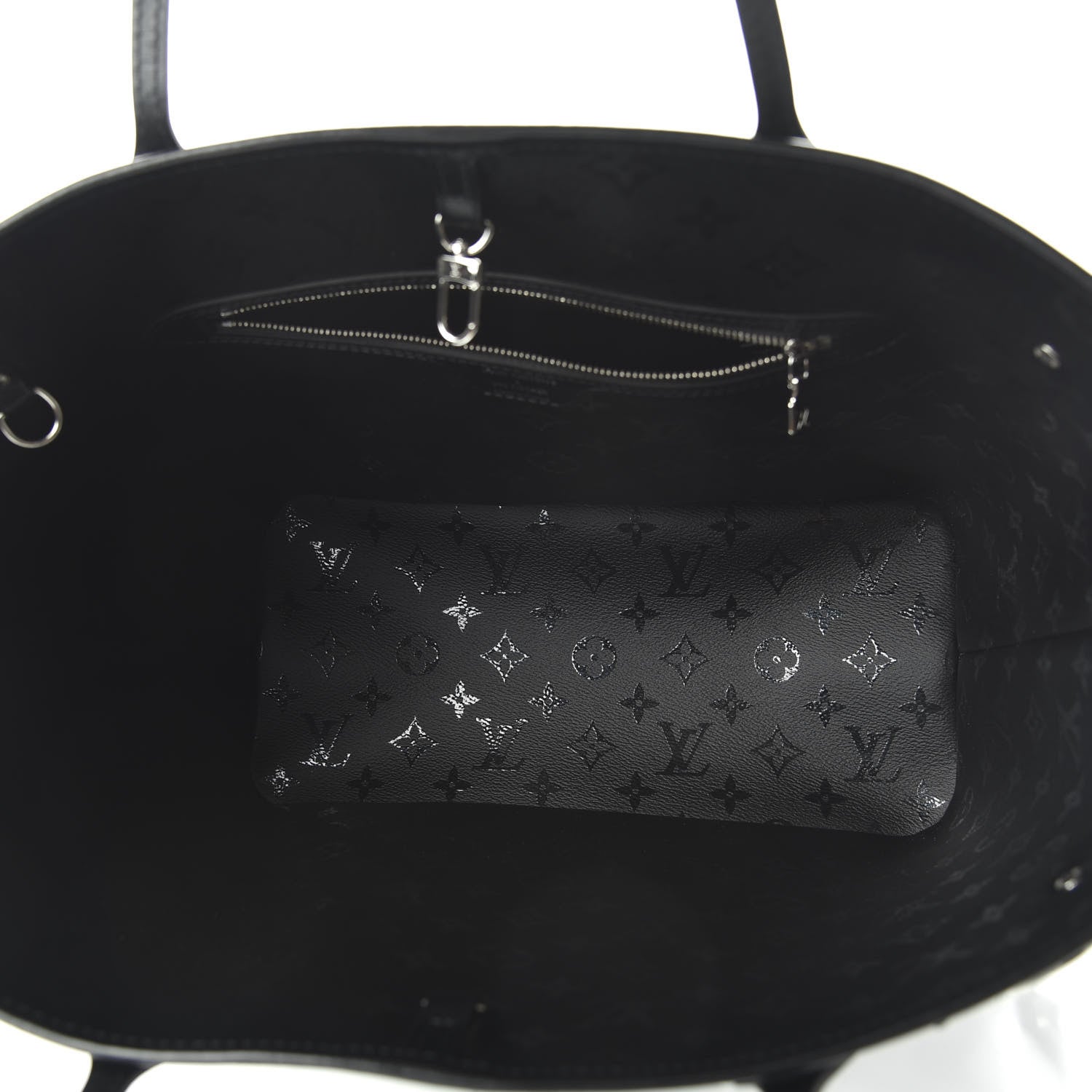Louis Vuitton X UF Tufted Monogram Neverfull MM Black White 5 of 11