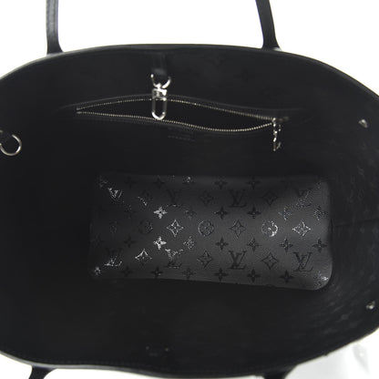 Louis Vuitton X UF Tufted Monogram Neverfull MM Black White 5 of 11