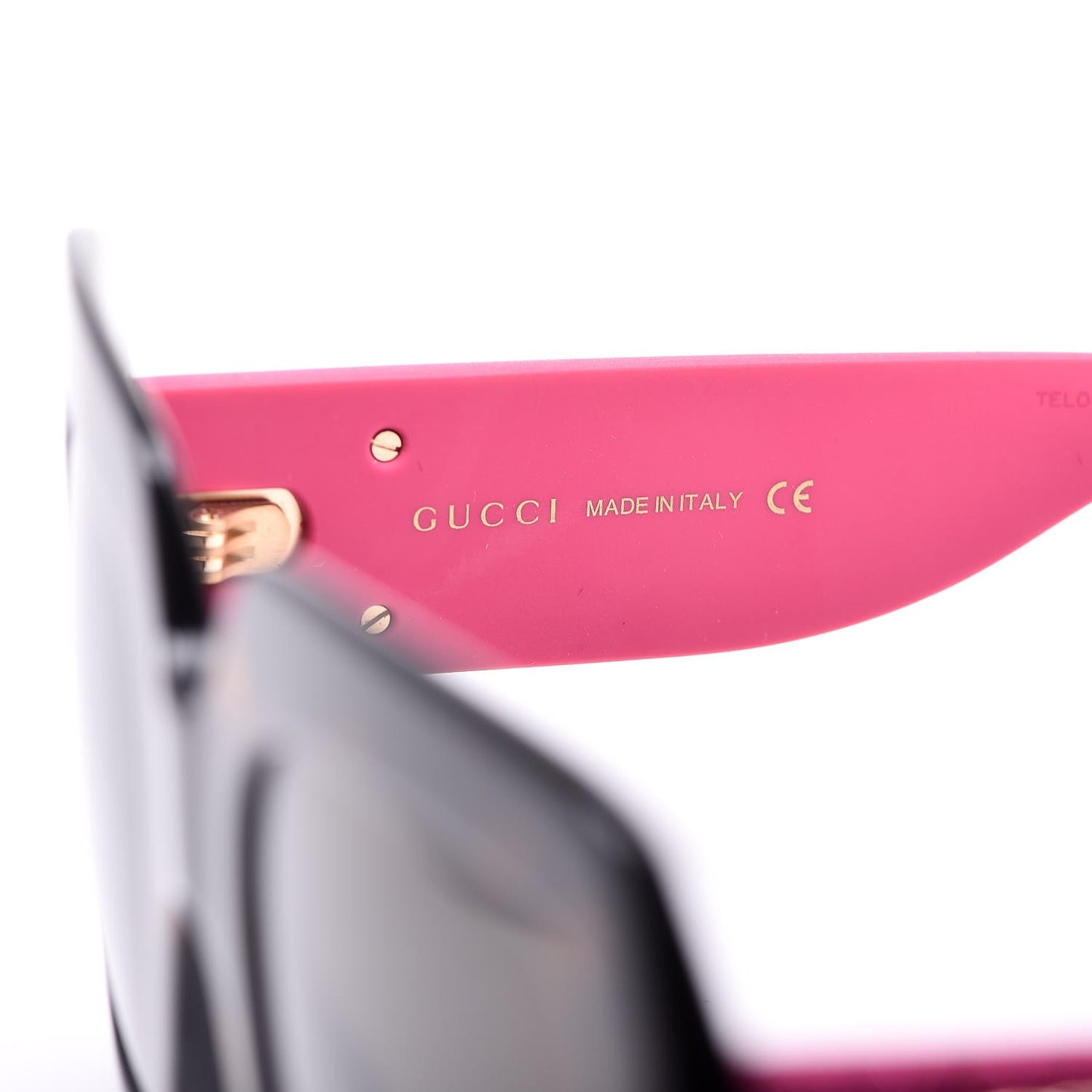 Square Frame GG0102S Sunglasses Glitter Pink