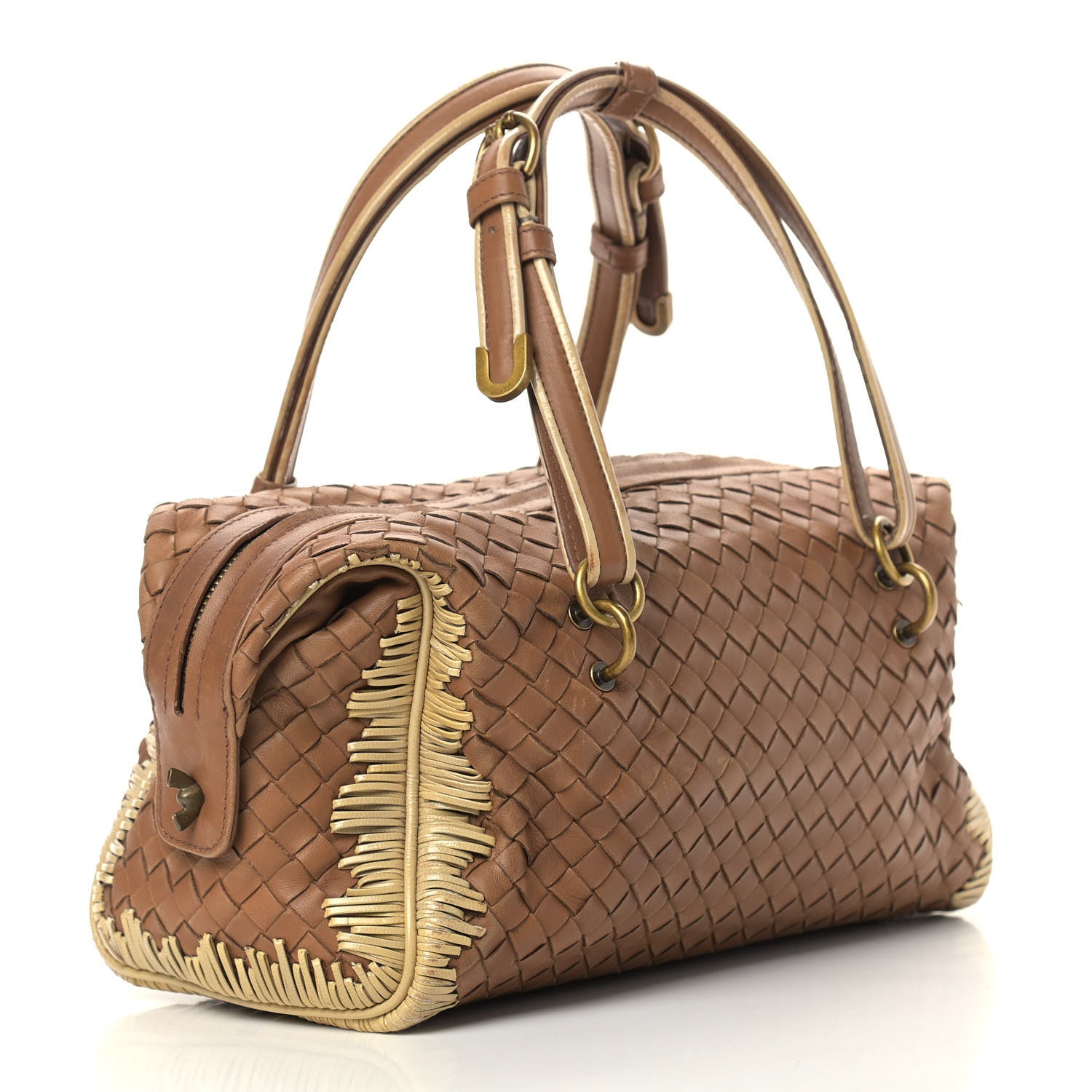 Bottega Veneta Nappa Intrecciato Bowler Walnut 2 of 11