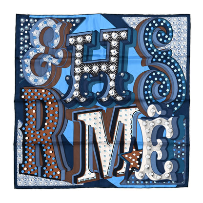 Hermes Silk Electrique Scarf 90 1 of 3