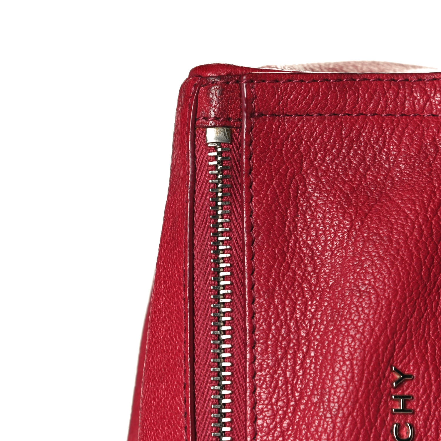 Givenchy Sugar Goatskin Pandora Wristlet Raspberry 9 of 9