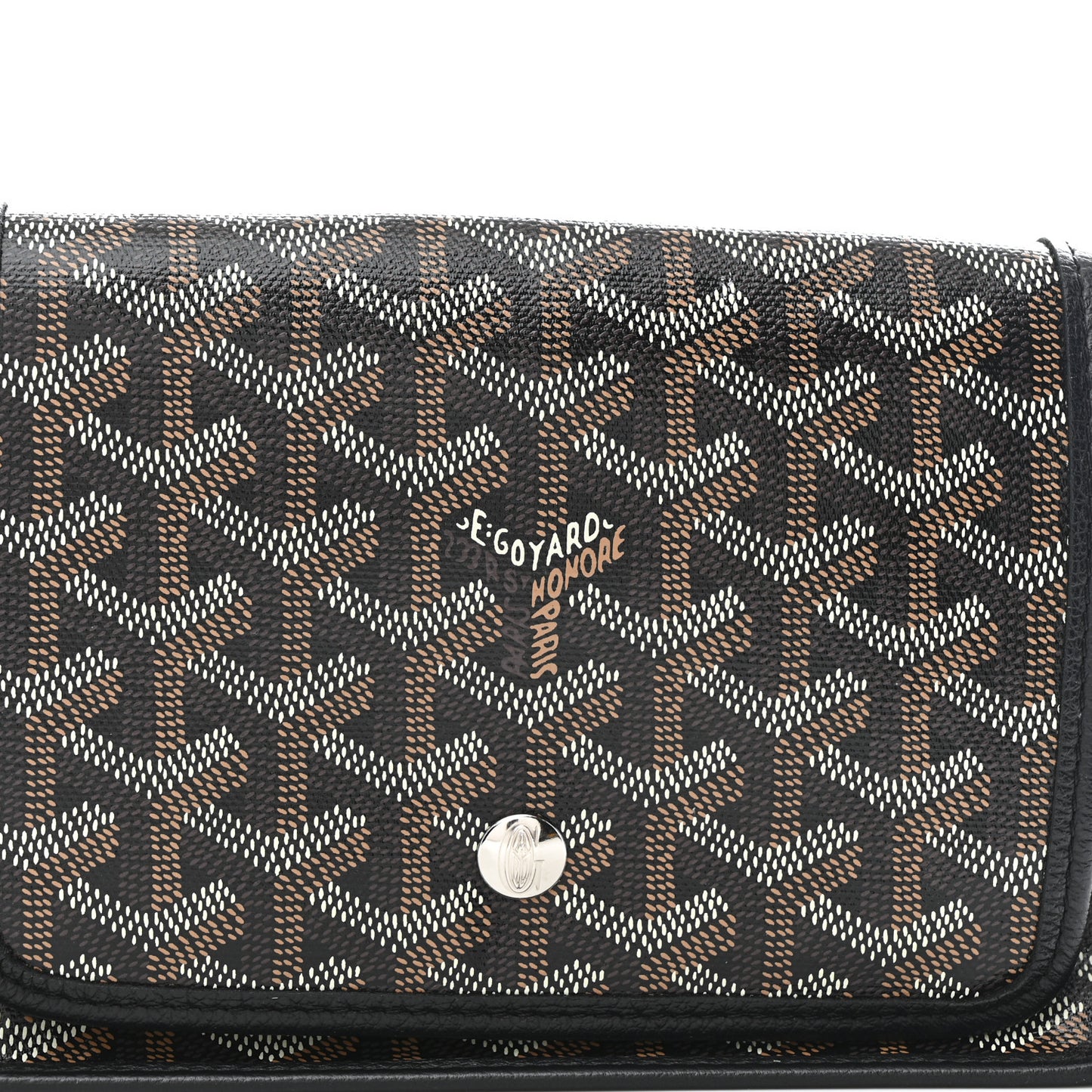 Goyardine Plumet Wallet Clutch Black