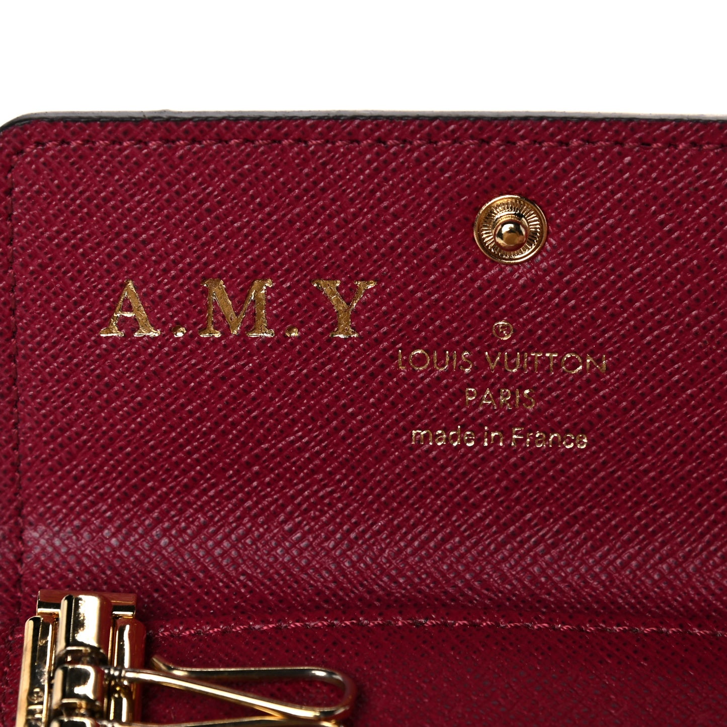 Monogram 4 Key Multicles Holder Fuchsia