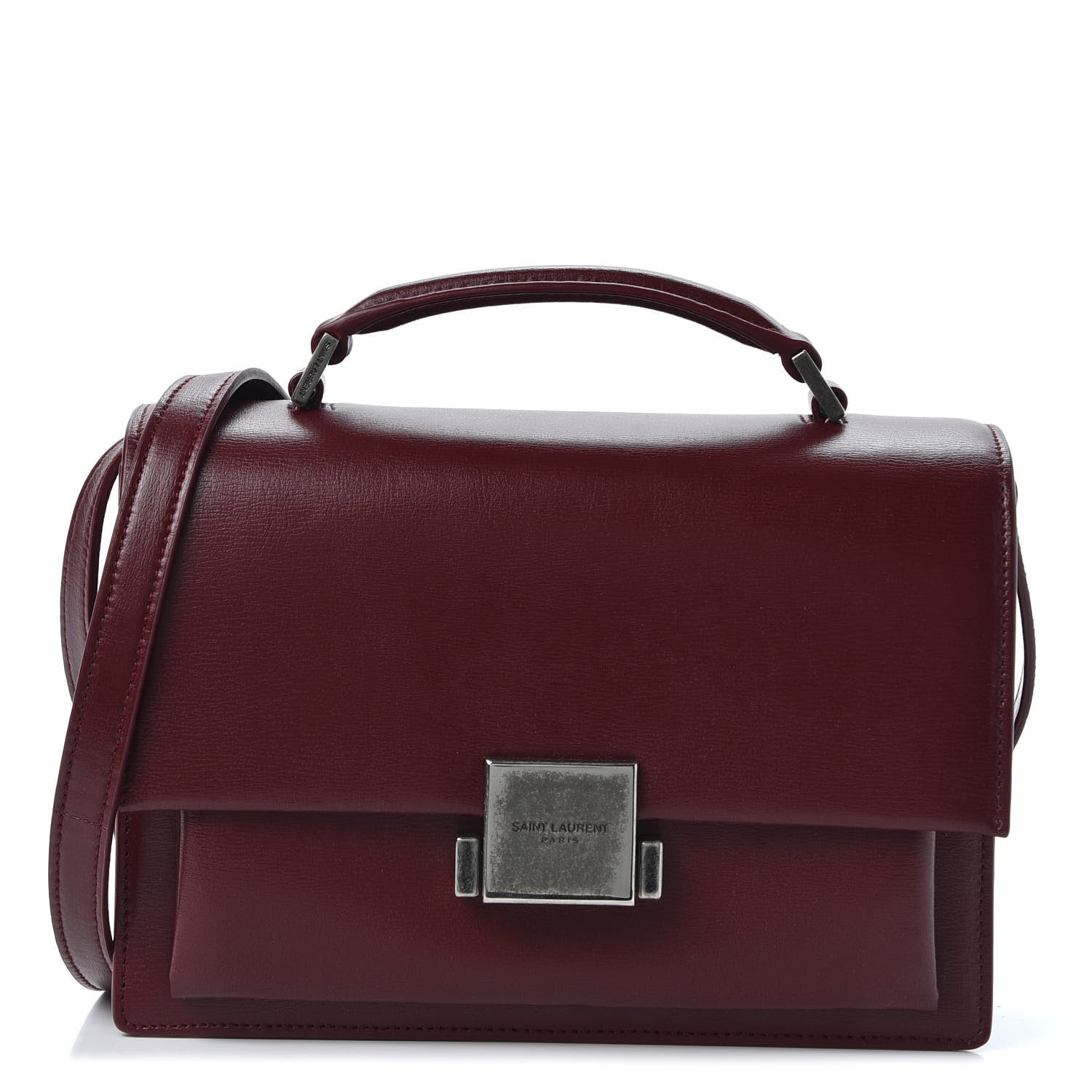 Saint Laurent Calfskin Medium Bellechasse Satchel Palissandre 1 of 10