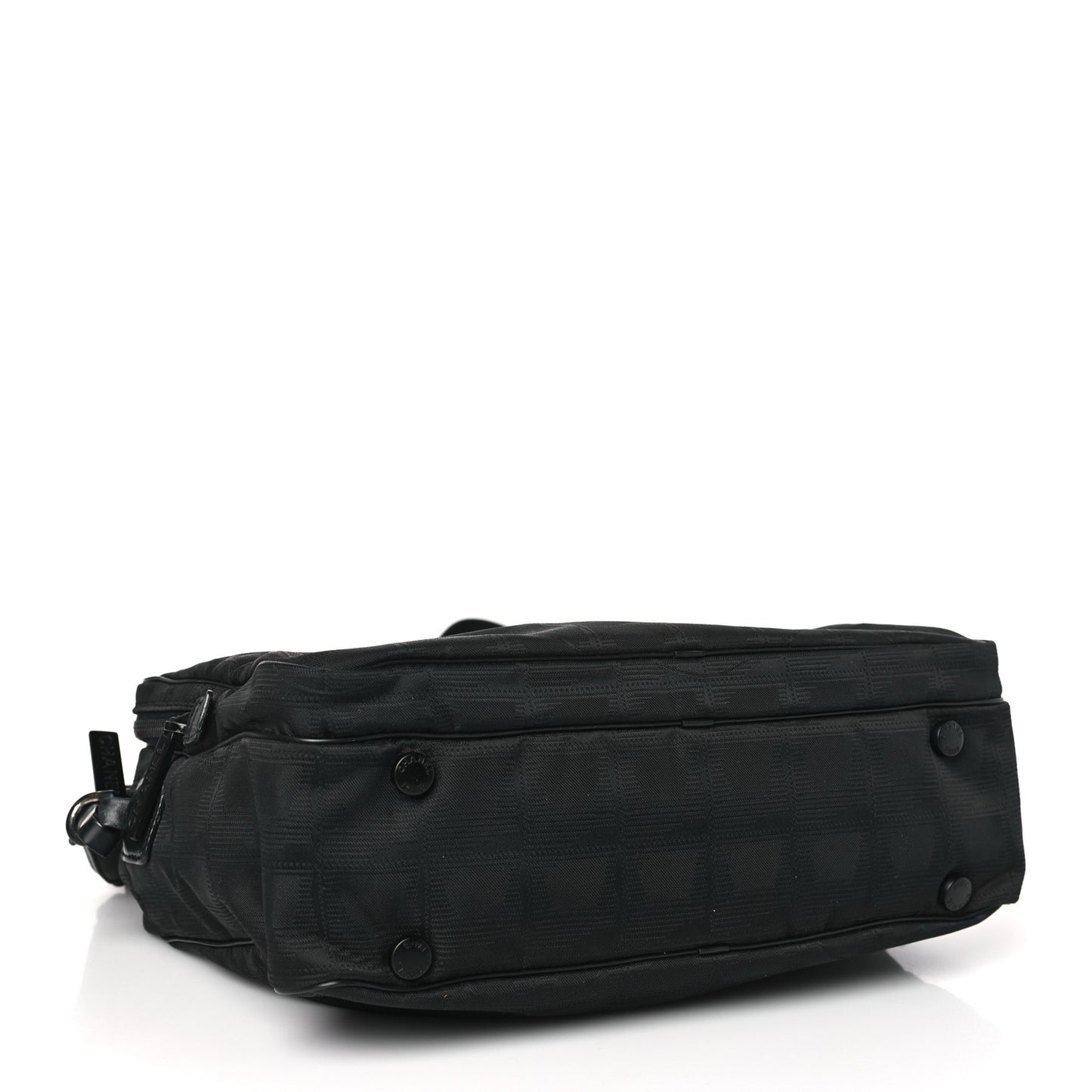 Nylon Travel Shoulder Bag Black