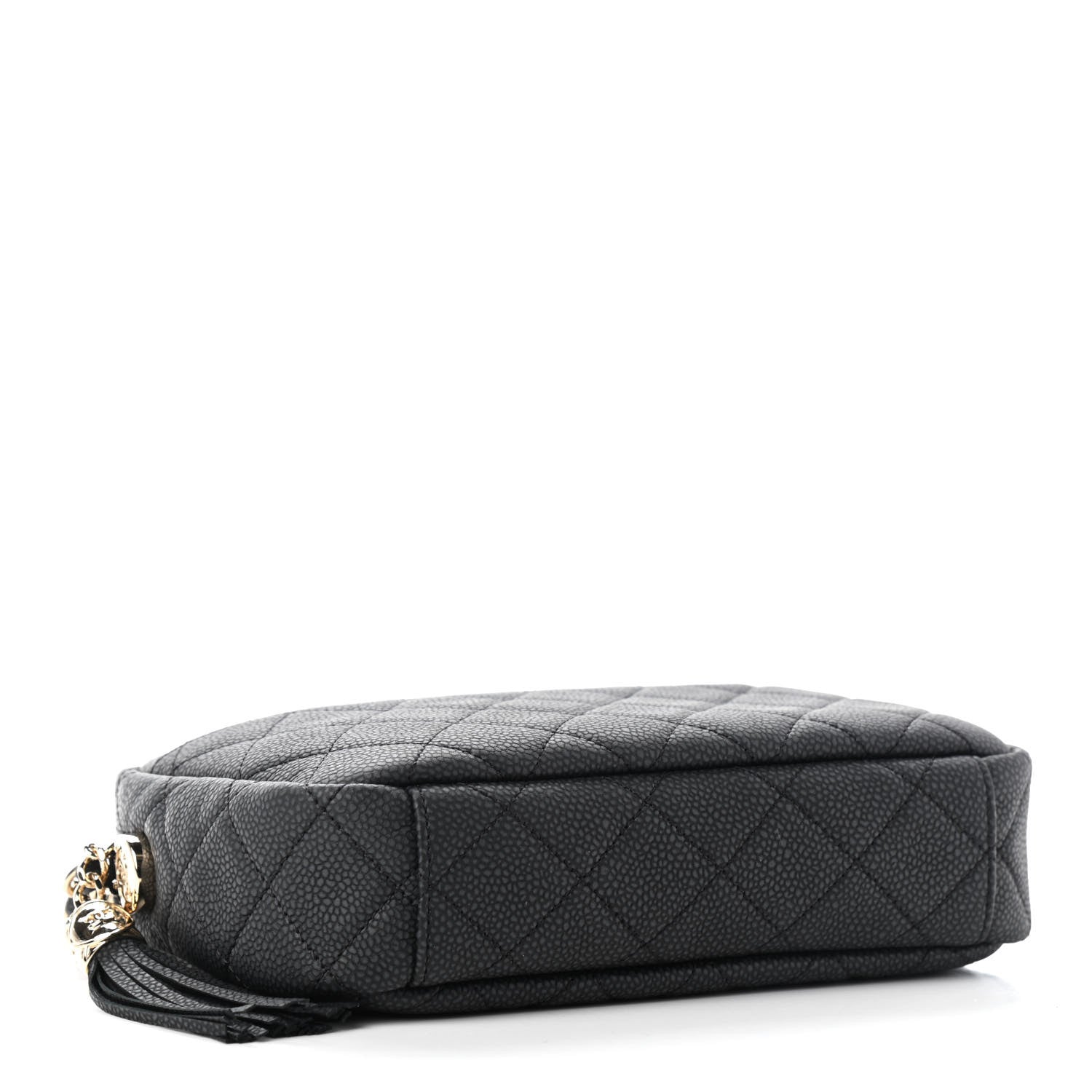 Chanel Iridescent Caviar Quilted Small Coco Tassel Camera Case Black 4 of 9