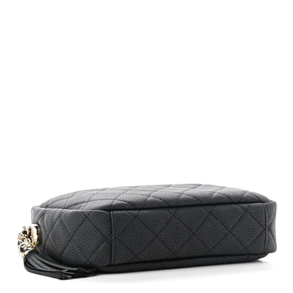 Chanel Iridescent Caviar Quilted Small Coco Tassel Camera Case Black 4 of 9