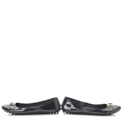 Louis Vuitton Patent Calf Oxford Ballerina Flats 36 Black 5 of 12