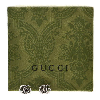 Gucci Sterling Silver Torchon Double G Earrings 6 of 6