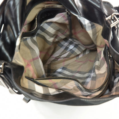 Burberry Canvas Medium Bridle Gosford Hobo Black 9 of 9
