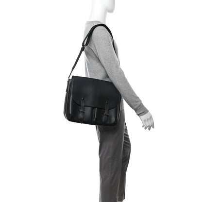 Louis Vuitton Epi Christopher Messenger Black 2 of 10