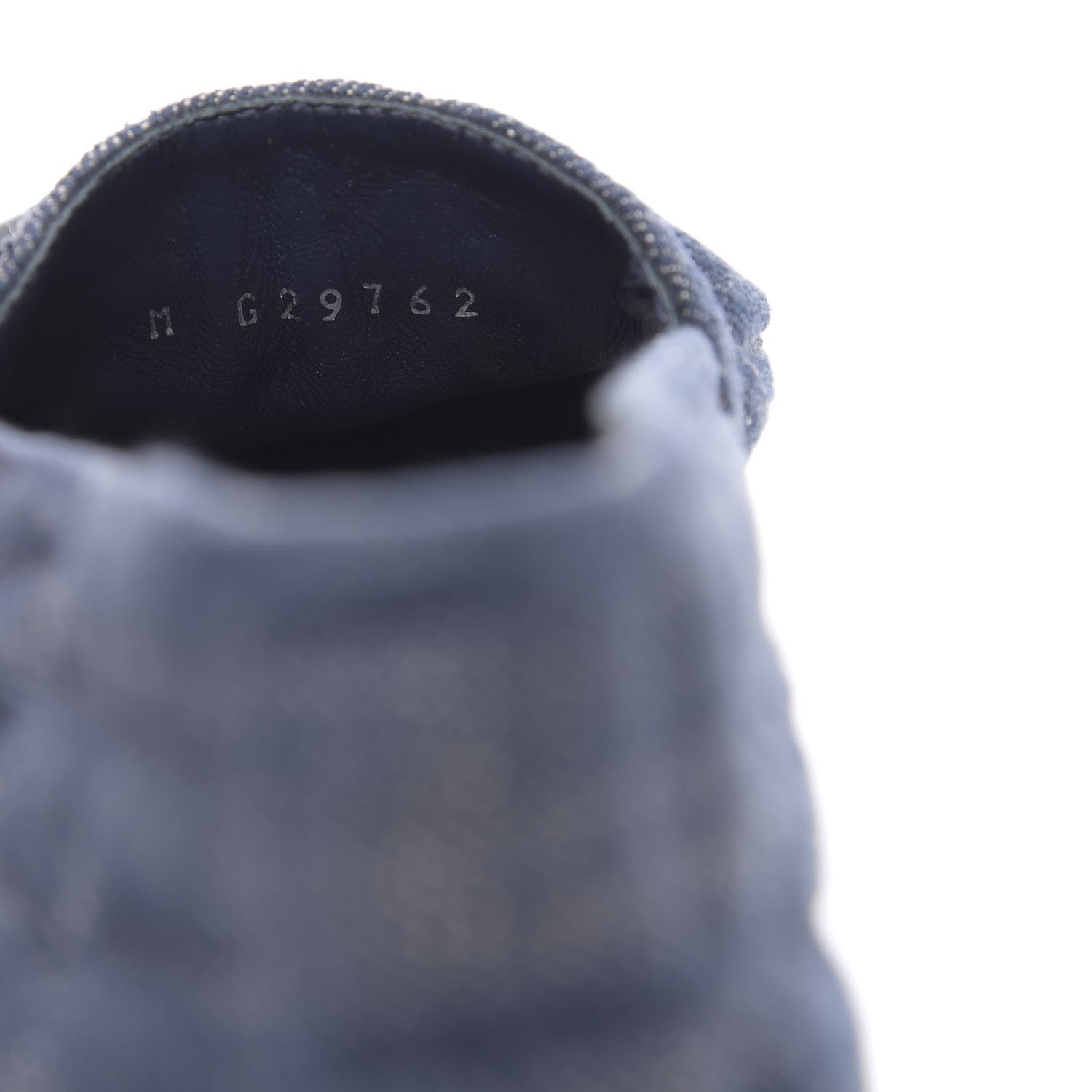 Chanel Denim Toile Embossed CC Espadrilles 39 Navy Black 9 of 10