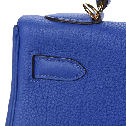 Hermes Togo Kelly Retourne 32 Bleu Electrique 19 of 33