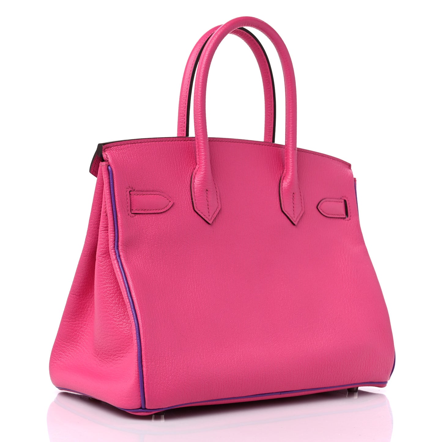 Chevre Mysore Horseshoe Birkin 30 Rose Tyrien Parme