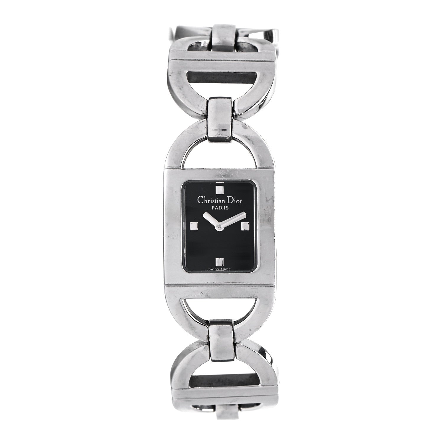 Christian Dior Stainless Steel 19mm Malice Quartz Watch Black 1 of 4