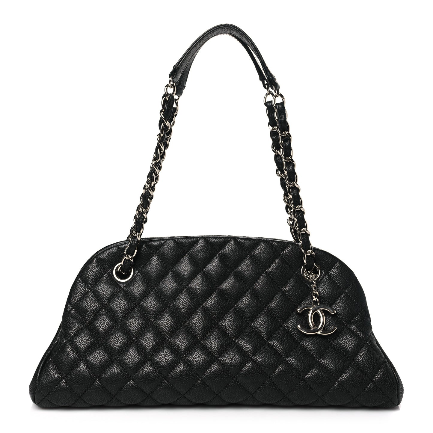 Caviar Quilted Medium Just Mademoiselle Black