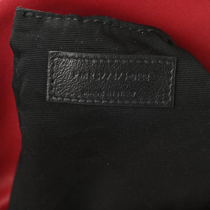Saint Laurent Lambskin Quilted Medium Loulou Puffer Monogram Chain Satchel Opyum Red 8 of 10
