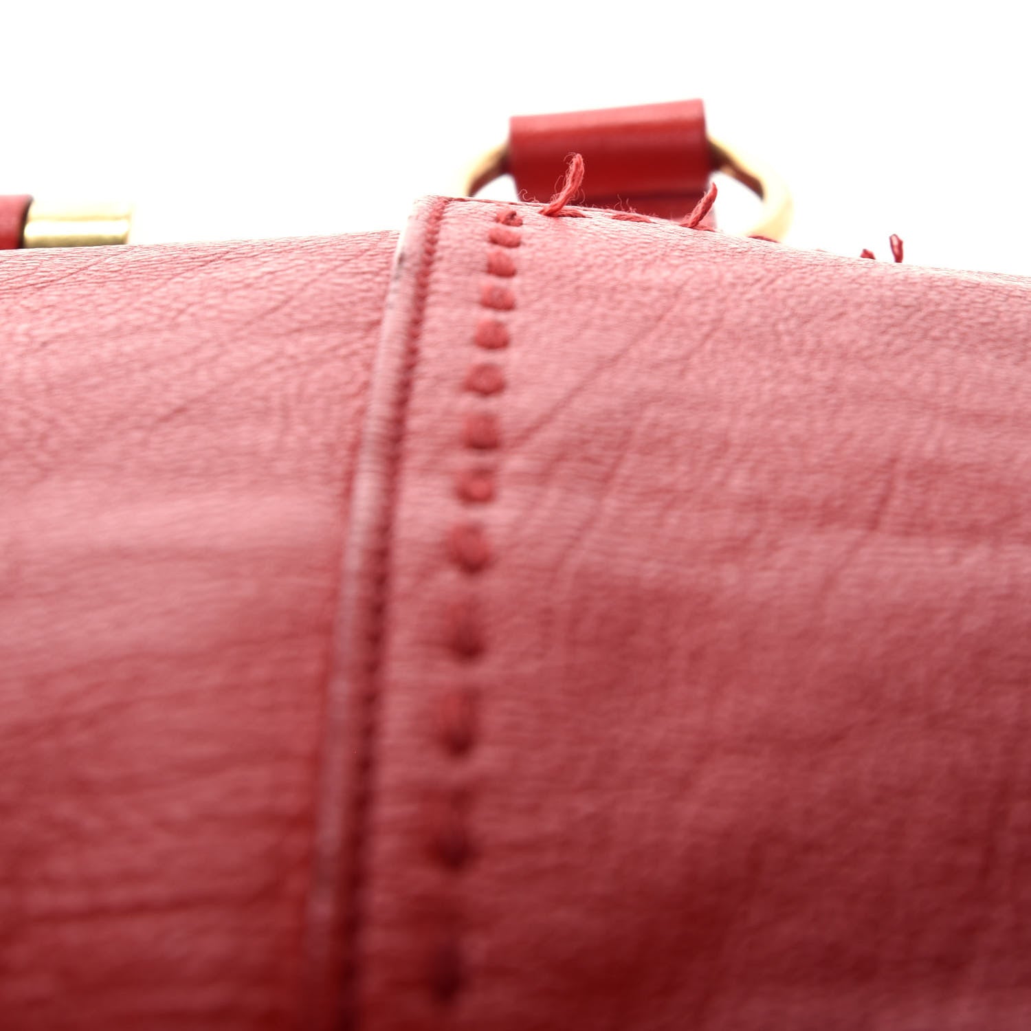Saint Laurent Calfskin Large Muse Red 9 of 9